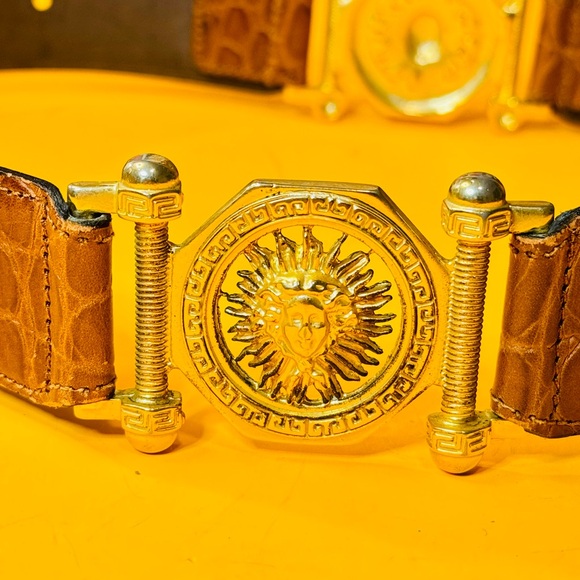 Franco Masotti Brown Leather Belt - Picture 6 of 14